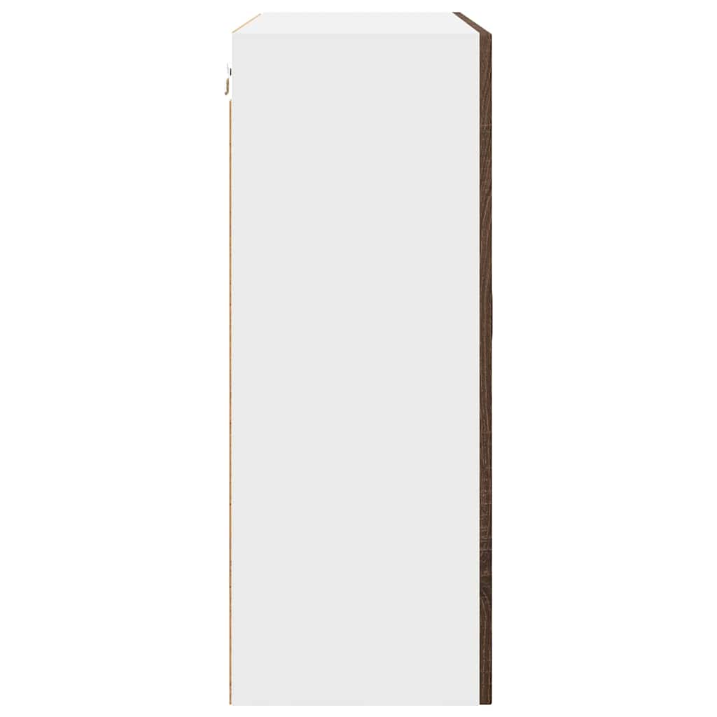 Kitchen Wall Cabinet Brown Oak 80 x 31 x 80 cm Engineered Wood